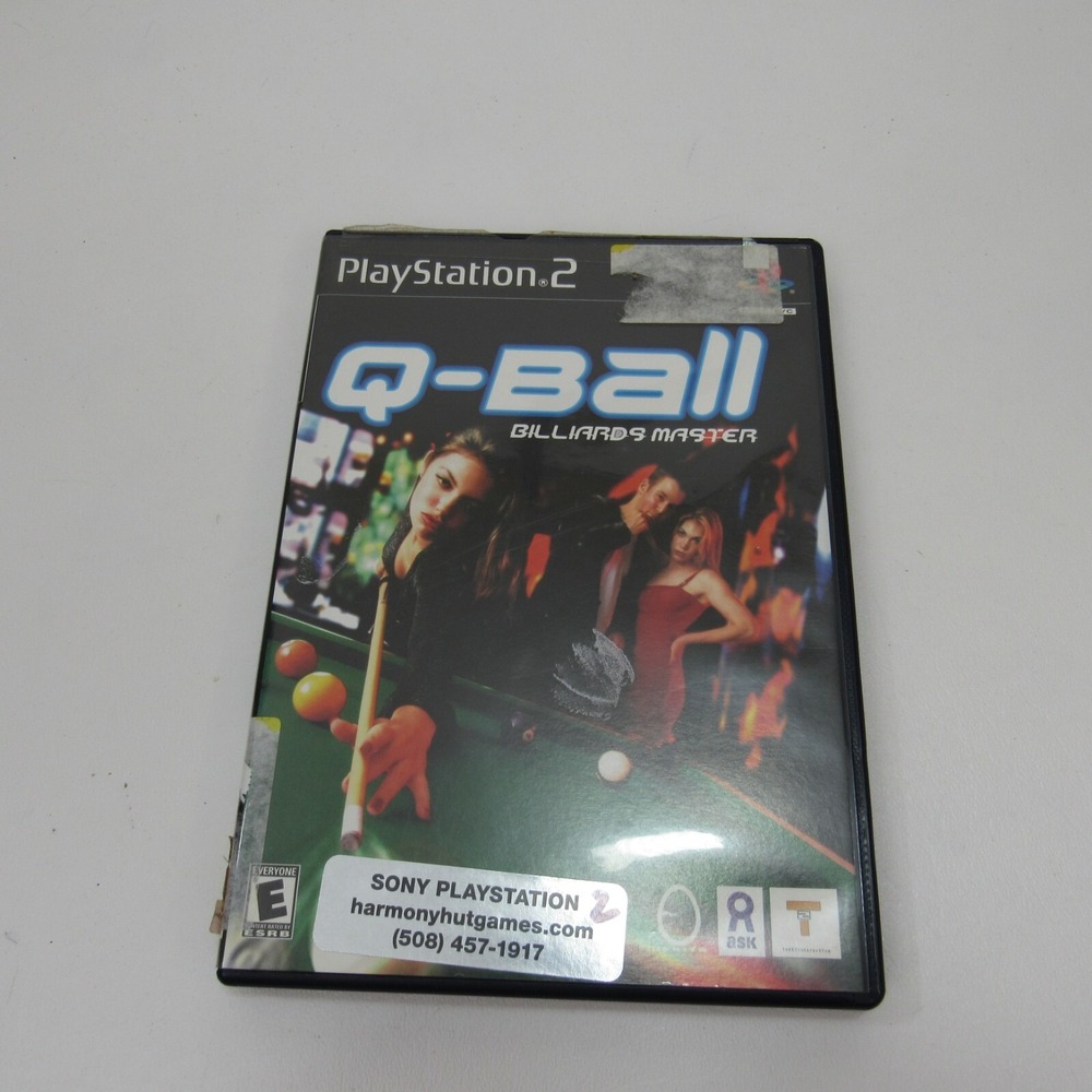 Q-Ball:‎ Billiards Master (Sony PlayStation 2, 2000) Complete